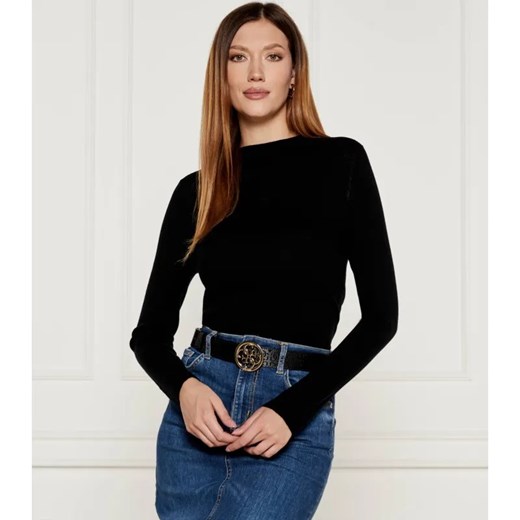 Marc Cain Wełniany sweter | Slim Fit | z dodatkiem kaszmiru ze sklepu Gomez Fashion Store w kategorii Swetry damskie - zdjęcie 184348218