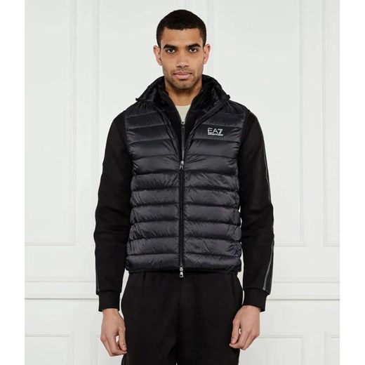 EA7 Puchowy bezrękawnik | Regular Fit ze sklepu Gomez Fashion Store w kategorii Kamizelki męskie - zdjęcie 184348246