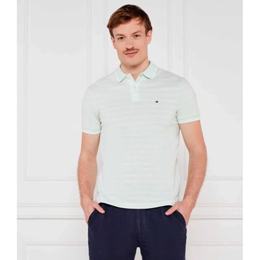 Tommy Hilfiger Polo | Regular Fit | z dodatkiem lnu ze sklepu Gomez Fashion Store w kategorii T-shirty męskie - zdjęcie 184348345