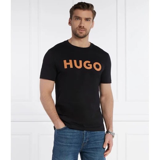 HUGO T-shirt Dulivio | Regular Fit ze sklepu Gomez Fashion Store w kategorii T-shirty męskie - zdjęcie 184348395