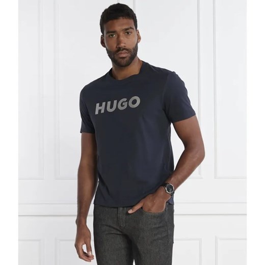HUGO T-shirt Dulivio_U241 | Regular Fit ze sklepu Gomez Fashion Store w kategorii T-shirty męskie - zdjęcie 184348487
