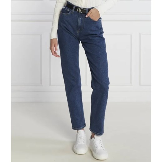 Calvin Klein Jeans Jeansy AUTHENTIC | Straight fit ze sklepu Gomez Fashion Store w kategorii Jeansy damskie - zdjęcie 184348565