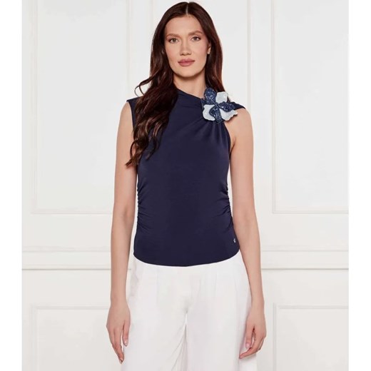 GUESS Bluzka ARIANE 3D | Slim Fit ze sklepu Gomez Fashion Store w kategorii Bluzki damskie - zdjęcie 184348679