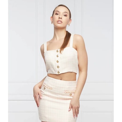 GUESS Top | Slim Fit | z dodatkiem wełny ze sklepu Gomez Fashion Store w kategorii Bluzki damskie - zdjęcie 184348769
