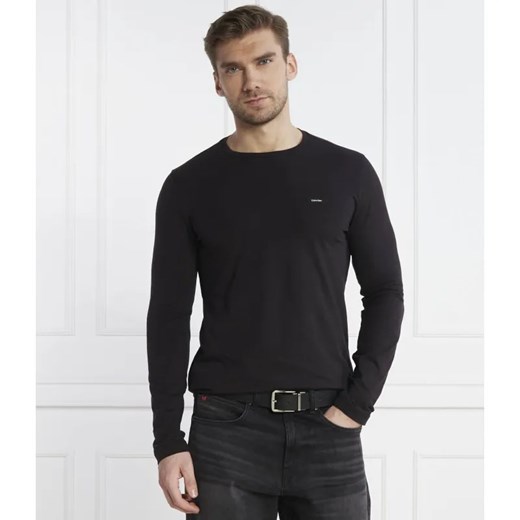 Calvin Klein Longsleeve | Slim Fit | stretch ze sklepu Gomez Fashion Store w kategorii T-shirty męskie - zdjęcie 184348836