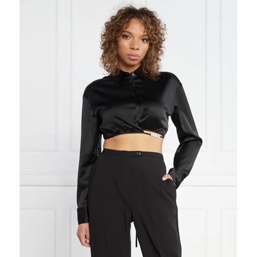 HUGO Koszula Elsera | Cropped Fit ze sklepu Gomez Fashion Store w kategorii Koszule damskie - zdjęcie 184348847