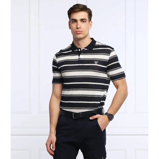 GUESS Lniane polo josu | Regular Fit ze sklepu Gomez Fashion Store w kategorii T-shirty męskie - zdjęcie 184348869