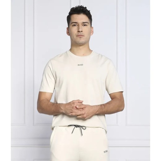 BOSS GREEN T-shirt Tee Tape | Regular Fit | stretch ze sklepu Gomez Fashion Store w kategorii T-shirty męskie - zdjęcie 184348906