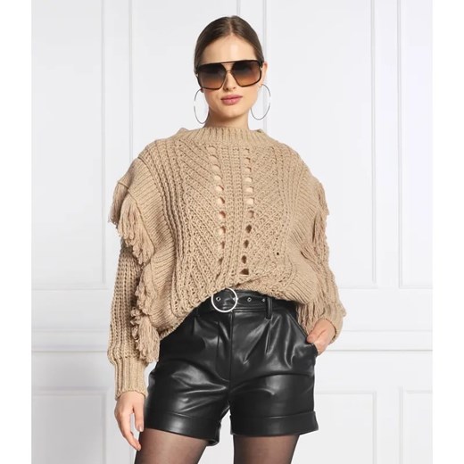 Gaëlle Paris Sweter | Regular Fit | z dodatkiem wełny ze sklepu Gomez Fashion Store w kategorii Swetry damskie - zdjęcie 184348927