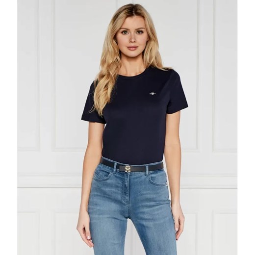 Gant T-shirt REG SHIELD | Regular Fit ze sklepu Gomez Fashion Store w kategorii Bluzki damskie - zdjęcie 184348929
