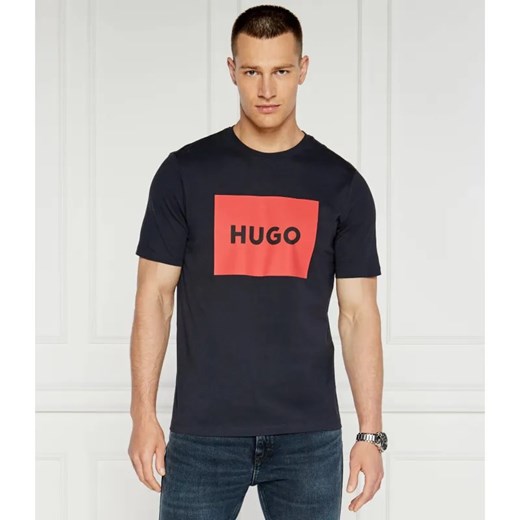 HUGO T-shirt Dulive222 | Regular Fit ze sklepu Gomez Fashion Store w kategorii T-shirty męskie - zdjęcie 184349059