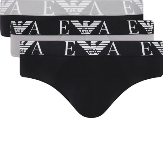 Emporio Armani Slipy 3-pack ze sklepu Gomez Fashion Store w kategorii Majtki męskie - zdjęcie 184349236