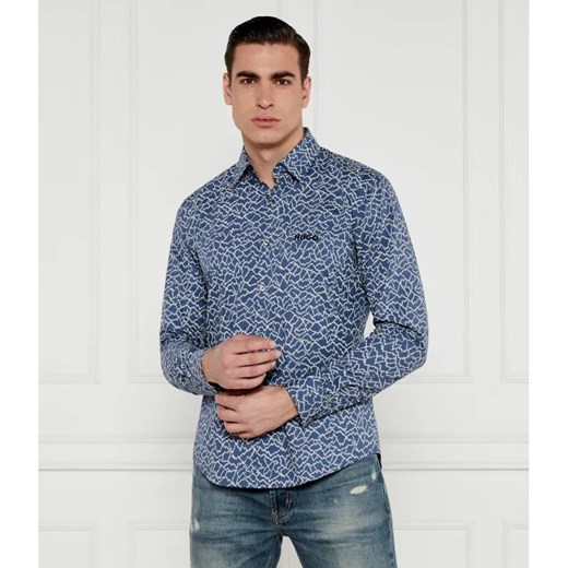 HUGO Koszula Ermo | Slim Fit ze sklepu Gomez Fashion Store w kategorii Koszule męskie - zdjęcie 184349525