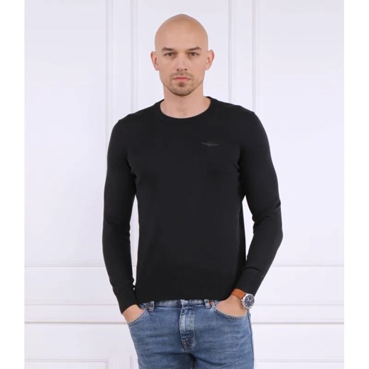 Aeronautica Militare Sweter | Regular Fit ze sklepu Gomez Fashion Store w kategorii Swetry męskie - zdjęcie 184349716