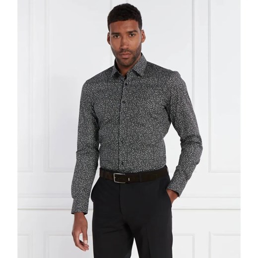 BOSS BLACK Koszula H-HANK-kent-C1-214 | Slim Fit | stretch ze sklepu Gomez Fashion Store w kategorii Koszule męskie - zdjęcie 184349759