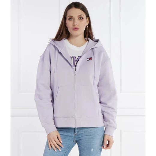 Tommy Jeans Bluza BADGE ZIP THRU | Regular Fit ze sklepu Gomez Fashion Store w kategorii Bluzy damskie - zdjęcie 184349839