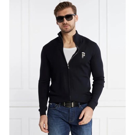 Karl Lagerfeld Wełniany sweter | Regular Fit ze sklepu Gomez Fashion Store w kategorii Swetry męskie - zdjęcie 184349857
