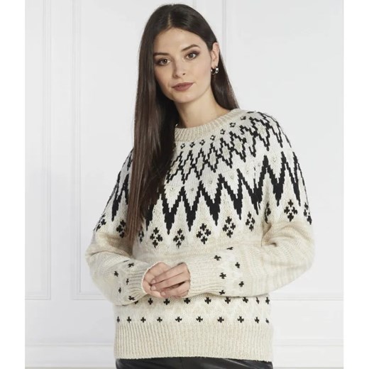 Silvian Heach Sweter | Regular Fit | z dodatkiem wełny ze sklepu Gomez Fashion Store w kategorii Swetry damskie - zdjęcie 184349956