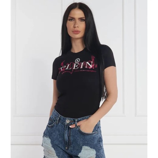 Philipp Plein T-shirt | Slim Fit ze sklepu Gomez Fashion Store w kategorii Bluzki damskie - zdjęcie 184350136