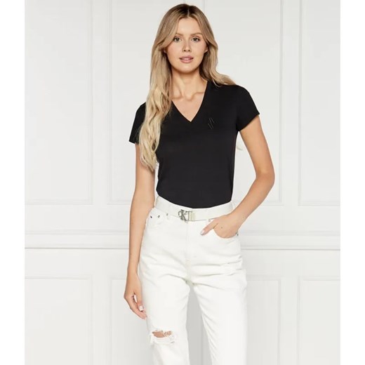 Armani Exchange T-shirt | Regular Fit ze sklepu Gomez Fashion Store w kategorii Bluzki damskie - zdjęcie 184350179