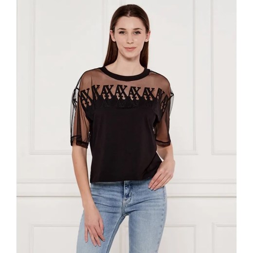 Armani Exchange Bluzka | Cropped Fit ze sklepu Gomez Fashion Store w kategorii Bluzki damskie - zdjęcie 184350217
