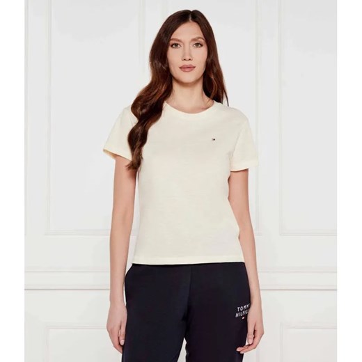 Tommy Hilfiger T-shirt | Slim Fit ze sklepu Gomez Fashion Store w kategorii Bluzki damskie - zdjęcie 184350308