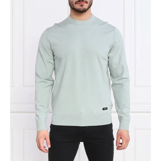 Calvin Klein Sweter TENCEL-BLEND CN SWEATER | Regular Fit ze sklepu Gomez Fashion Store w kategorii Swetry męskie - zdjęcie 184350346