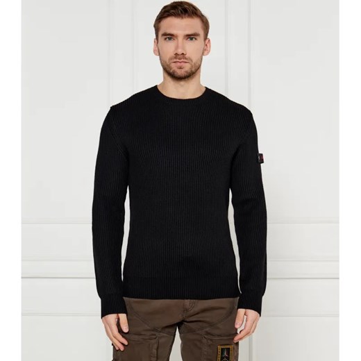 Peuterey Sweter DIVER 01 | Regular Fit | z dodatkiem wełny ze sklepu Gomez Fashion Store w kategorii Swetry męskie - zdjęcie 184350396