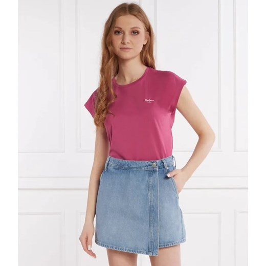 Pepe Jeans London T-shirt LORY | Regular Fit ze sklepu Gomez Fashion Store w kategorii Bluzki damskie - zdjęcie 184350437