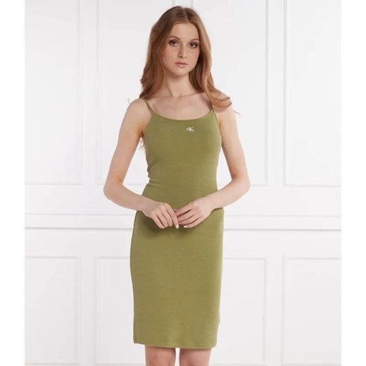 Calvin Klein Jeans Sukienka SLUB RIB XS Gomez Fashion Store promocyjna cena