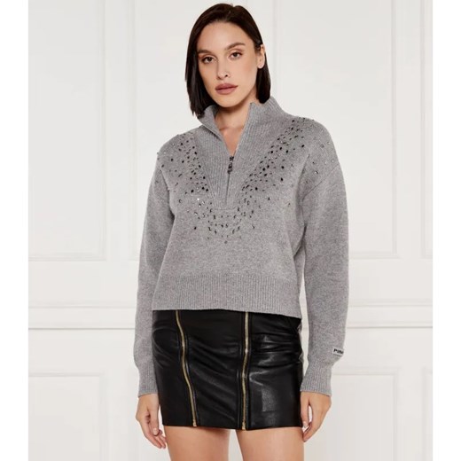 Pinko Sweter BOMBAY | Loose fit | z dodatkiem wełny i kaszmiru ze sklepu Gomez Fashion Store w kategorii Swetry damskie - zdjęcie 184350495