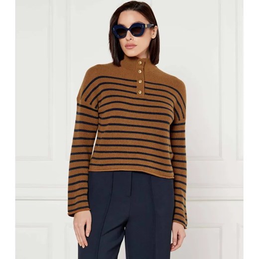 Tommy Hilfiger Wełniany sweter | Regular Fit ze sklepu Gomez Fashion Store w kategorii Swetry damskie - zdjęcie 184350497