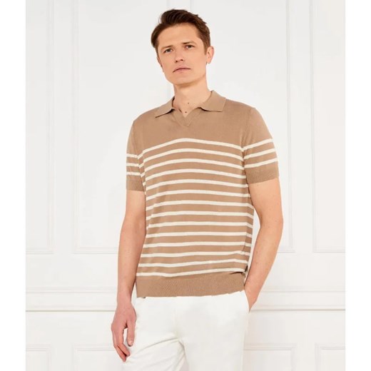 Windsor Lniane polo 13 Lindo-PF | Regular Fit ze sklepu Gomez Fashion Store w kategorii T-shirty męskie - zdjęcie 184350498