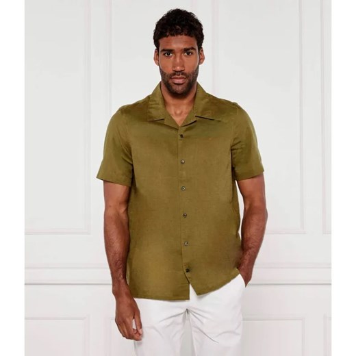 Calvin Klein Lniana koszula | Regular Fit ze sklepu Gomez Fashion Store w kategorii Koszule męskie - zdjęcie 184350557
