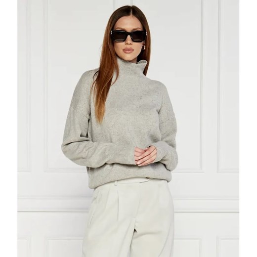 BOSS BLACK Wełniany sweter Famindi | Relaxed fit ze sklepu Gomez Fashion Store w kategorii Swetry damskie - zdjęcie 184350689