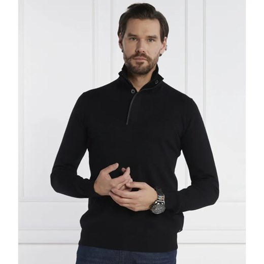 Karl Lagerfeld Wełniany sweter | Regular Fit ze sklepu Gomez Fashion Store w kategorii Swetry męskie - zdjęcie 184350709
