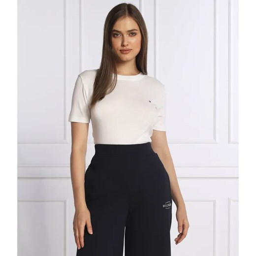 Tommy Hilfiger T-shirt | Slim Fit ze sklepu Gomez Fashion Store w kategorii Bluzki damskie - zdjęcie 184350736