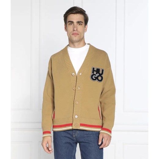 HUGO Kardigan Stuumo | Oversize fit ze sklepu Gomez Fashion Store w kategorii Swetry męskie - zdjęcie 184350839