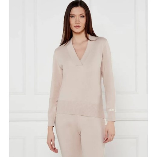 Liu Jo Sport Sweter | Regular Fit | z dodatkiem wełny ze sklepu Gomez Fashion Store w kategorii Swetry damskie - zdjęcie 184350857