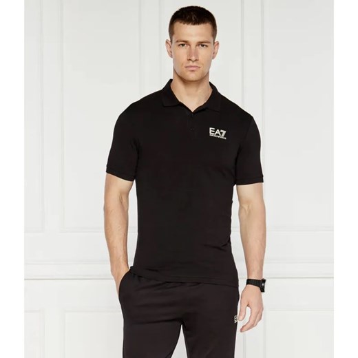 EA7 Polo | Regular Fit ze sklepu Gomez Fashion Store w kategorii T-shirty męskie - zdjęcie 184350908