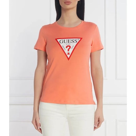 GUESS T-shirt | Regular Fit ze sklepu Gomez Fashion Store w kategorii Bluzki damskie - zdjęcie 184350927