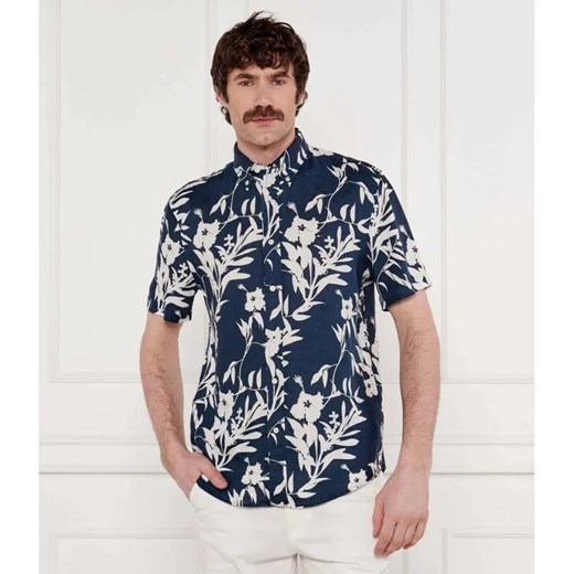 Tommy Hilfiger Lniana koszula TROPICAL | Regular Fit ze sklepu Gomez Fashion Store w kategorii Koszule męskie - zdjęcie 184350999