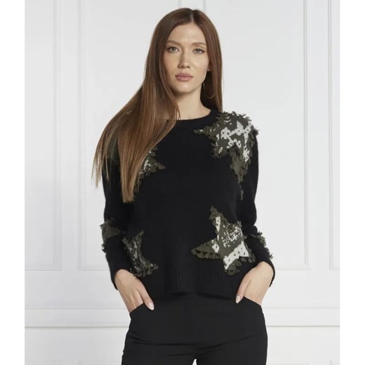 Marc Cain Sweter | Relaxed fit | z dodatkiem wełny ze sklepu Gomez Fashion Store w kategorii Swetry damskie - zdjęcie 184351257