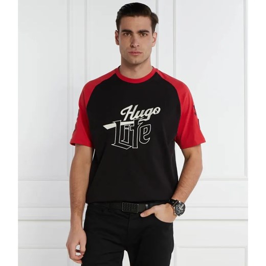HUGO T-shirt Dilife | Loose fit ze sklepu Gomez Fashion Store w kategorii T-shirty męskie - zdjęcie 184351315