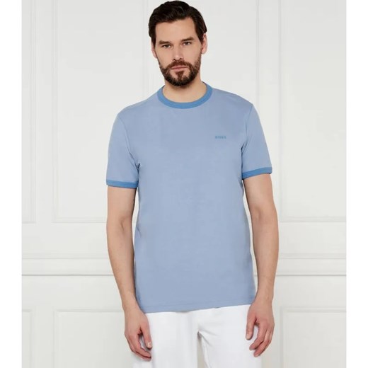 BOSS GREEN T-shirt Tape Rib | Regular Fit | stretch ze sklepu Gomez Fashion Store w kategorii T-shirty męskie - zdjęcie 184351337