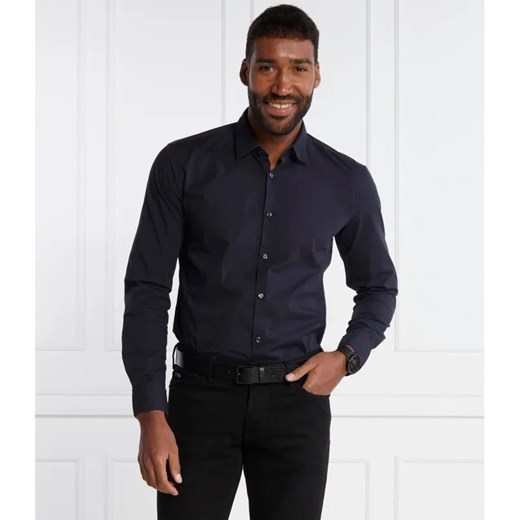 HUGO Koszula Ermo | Slim Fit | stretch ze sklepu Gomez Fashion Store w kategorii Koszule męskie - zdjęcie 184351387
