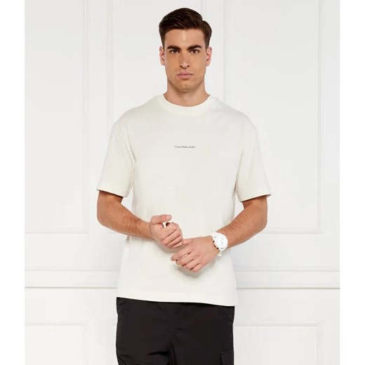 Calvin Klein Jeans T-shirt CITY GRID MAP | Regular Fit ze sklepu Gomez Fashion Store w kategorii T-shirty męskie - zdjęcie 184351457