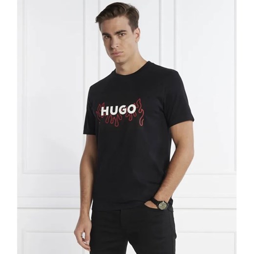 HUGO T-shirt Dulive_U241 | Regular Fit ze sklepu Gomez Fashion Store w kategorii T-shirty męskie - zdjęcie 184351469