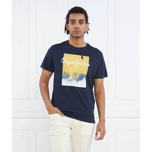Pepe Jeans London T-shirt | Regular Fit ze sklepu Gomez Fashion Store w kategorii T-shirty męskie - zdjęcie 184351536