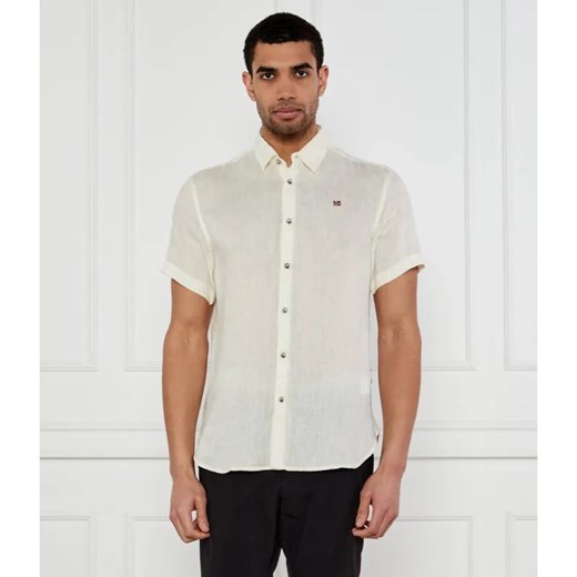 Napapijri Lniana koszula | Regular Fit ze sklepu Gomez Fashion Store w kategorii Koszule męskie - zdjęcie 184351557